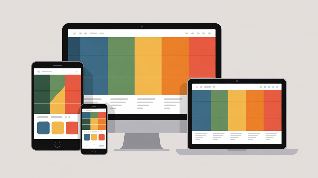 Multiple devices showing same colors differently highlighting screen color inaccuracy challenges