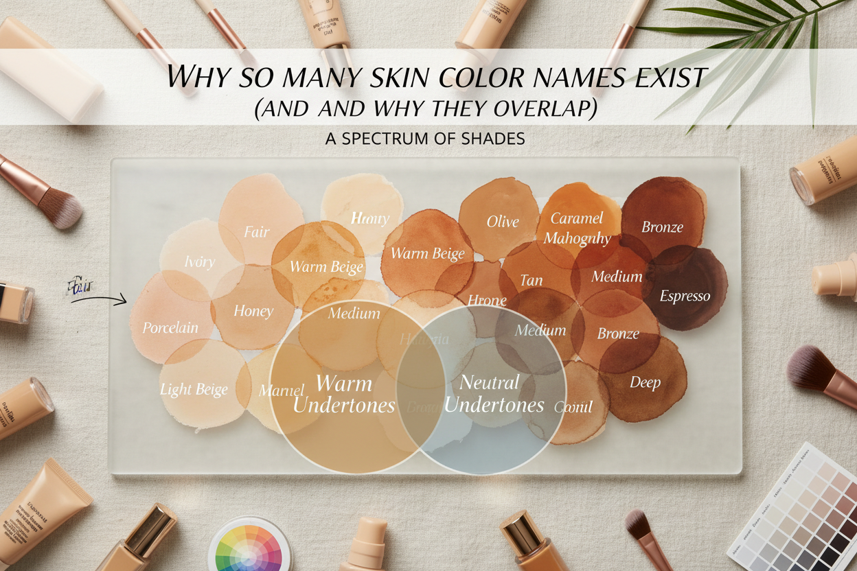Skin Color Names With Pictures section visual for Why So Many Skin Color Names Exist (And Why They Overlap)