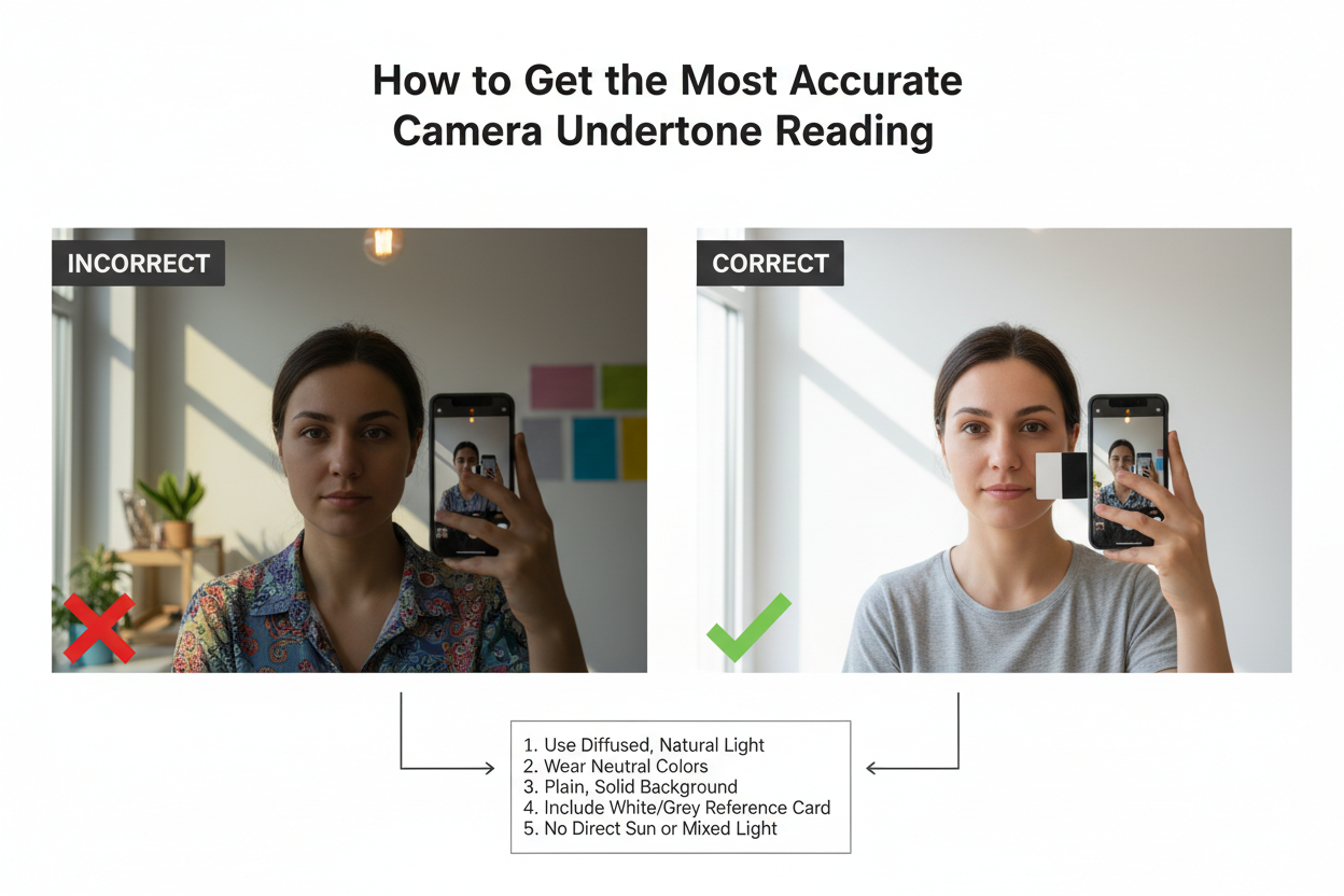 Skin Undertone Test With Camera: Pros and Cons section visual for How to Get the Most Accurate Camera Undertone Reading