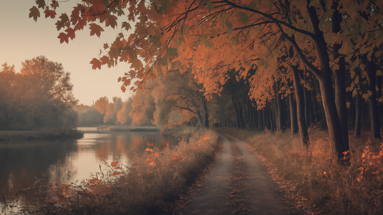 Key characteristics of soft autumn including muted warmth, low contrast, and earthy tones