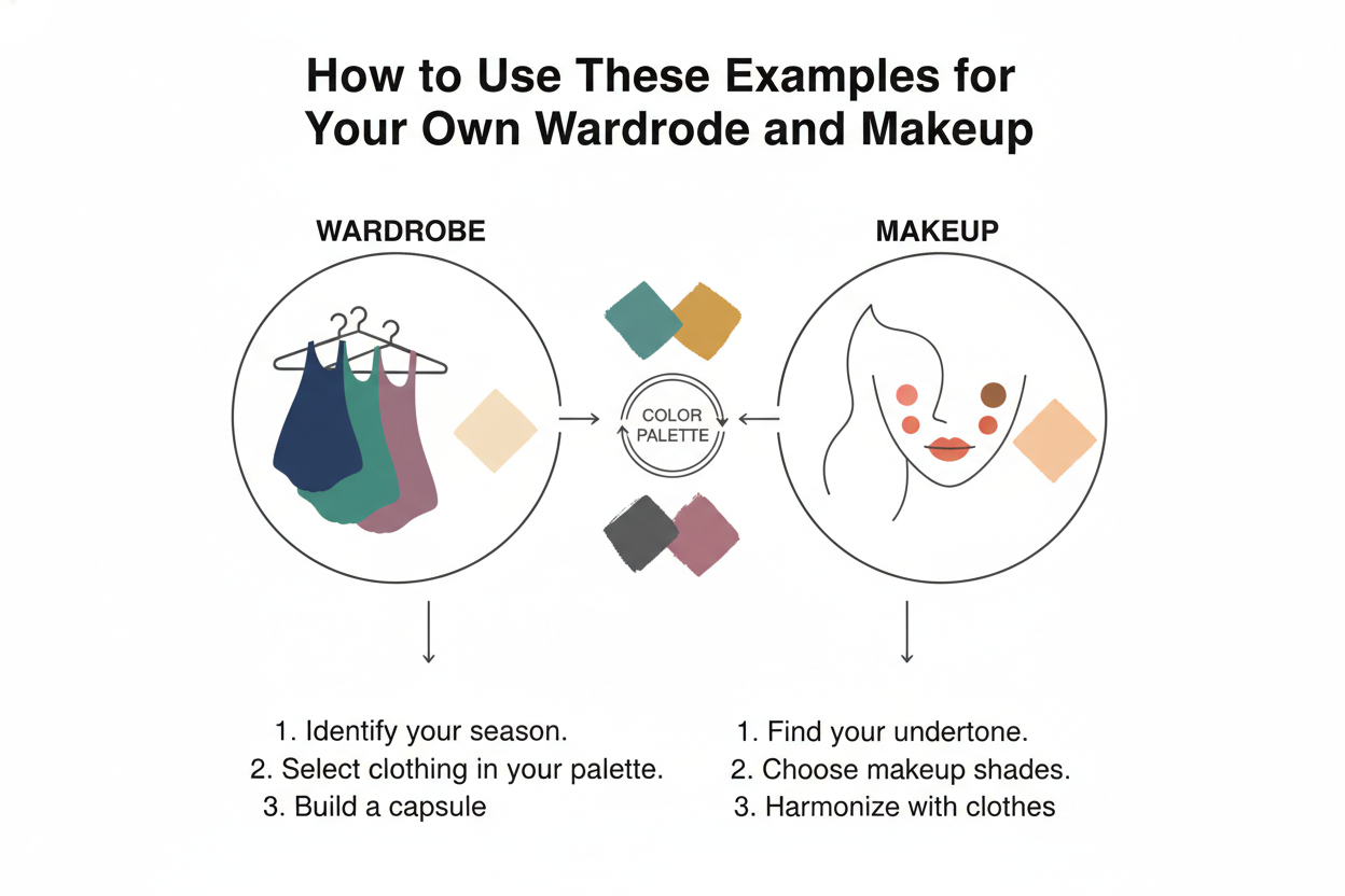 Soft Summer Celebrities and Why section visual for How to Use These Examples for Your Own Wardrobe and Makeup