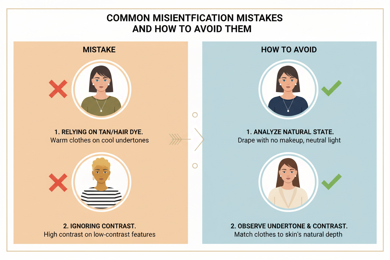 Soft Summer vs True Summer section visual for Common Misidentification Mistakes and How to Avoid Them