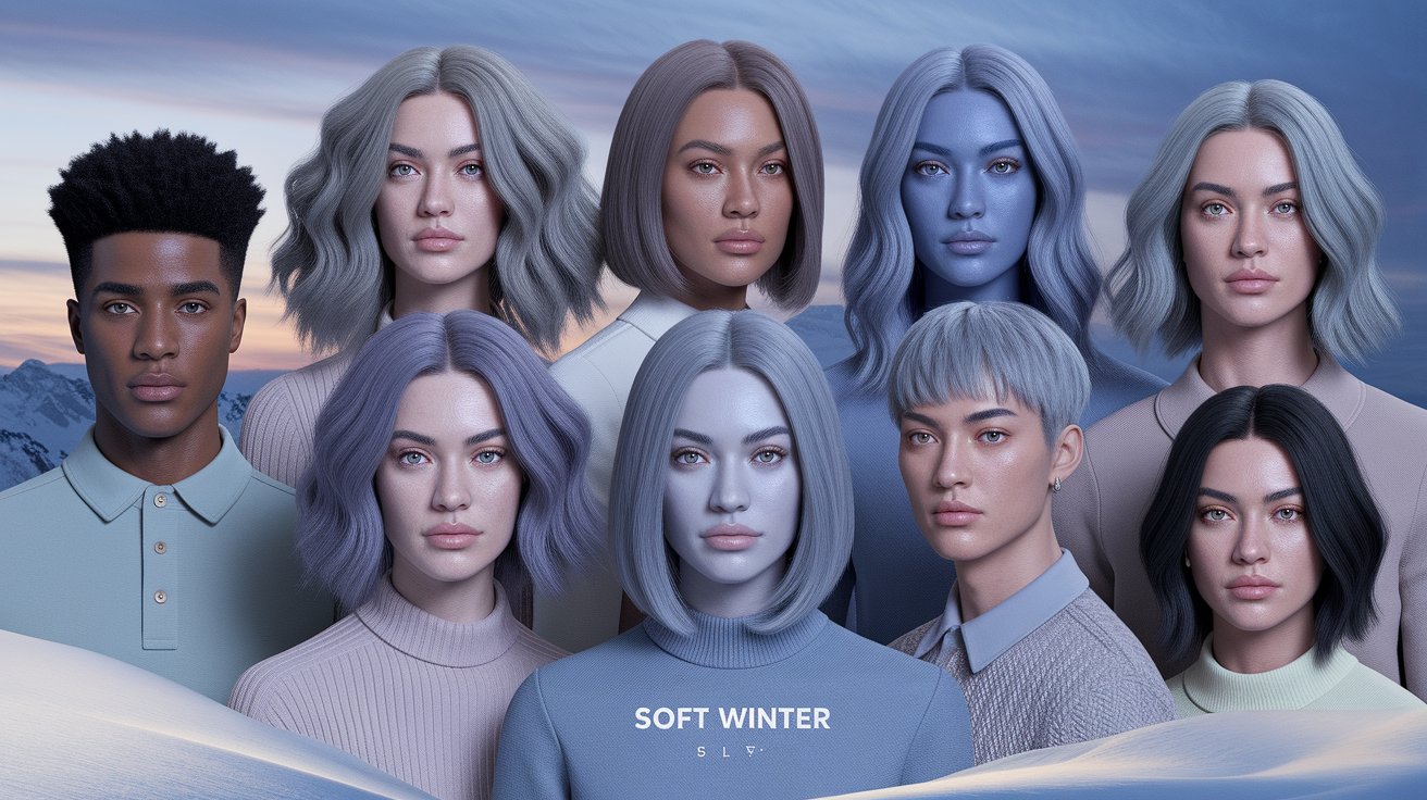 How to identify if you belong to the soft winter palette - beyond the mirror, natural coloring, and fabric tests
