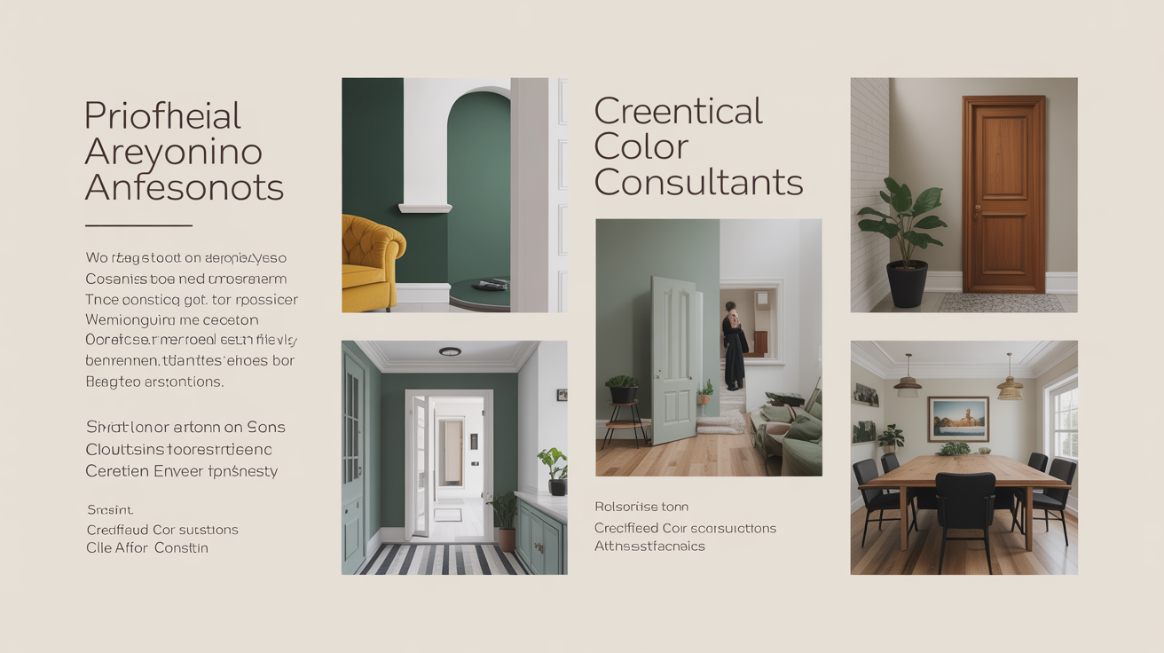 Professional directory platform showing certified color analysts with credentials and client reviews