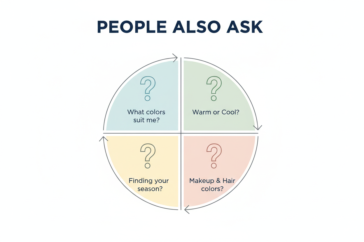 Summer Palette for Men section visual for People Also Ask