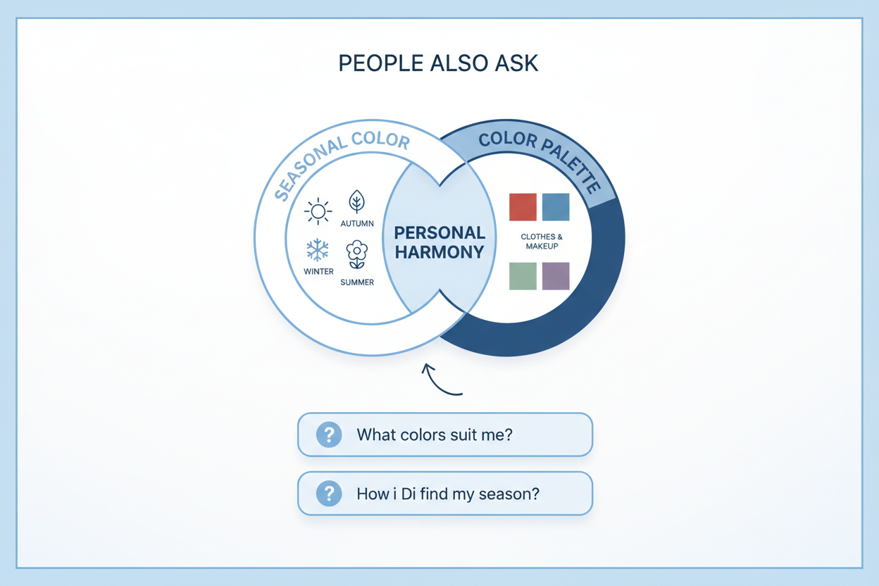 Summer Palette Neutrals and Accent Colors section visual for People Also Ask