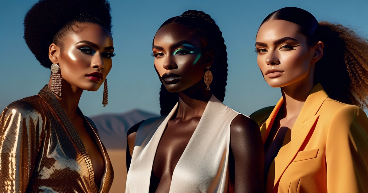 Three diverse women side by side each showcasing different contrast levels - low, medium, and high contrast coloring examples
