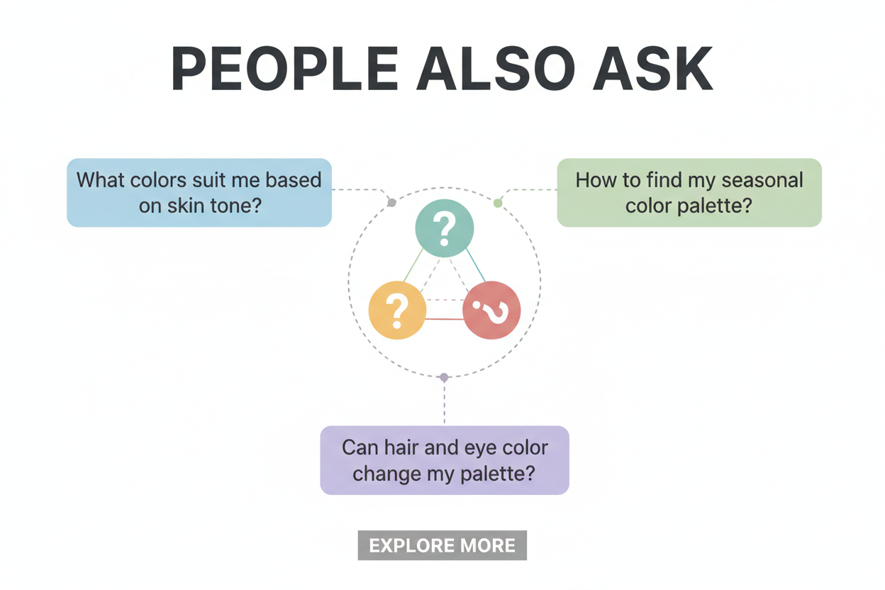 True Summer Color Palette Guide section visual for People Also Ask