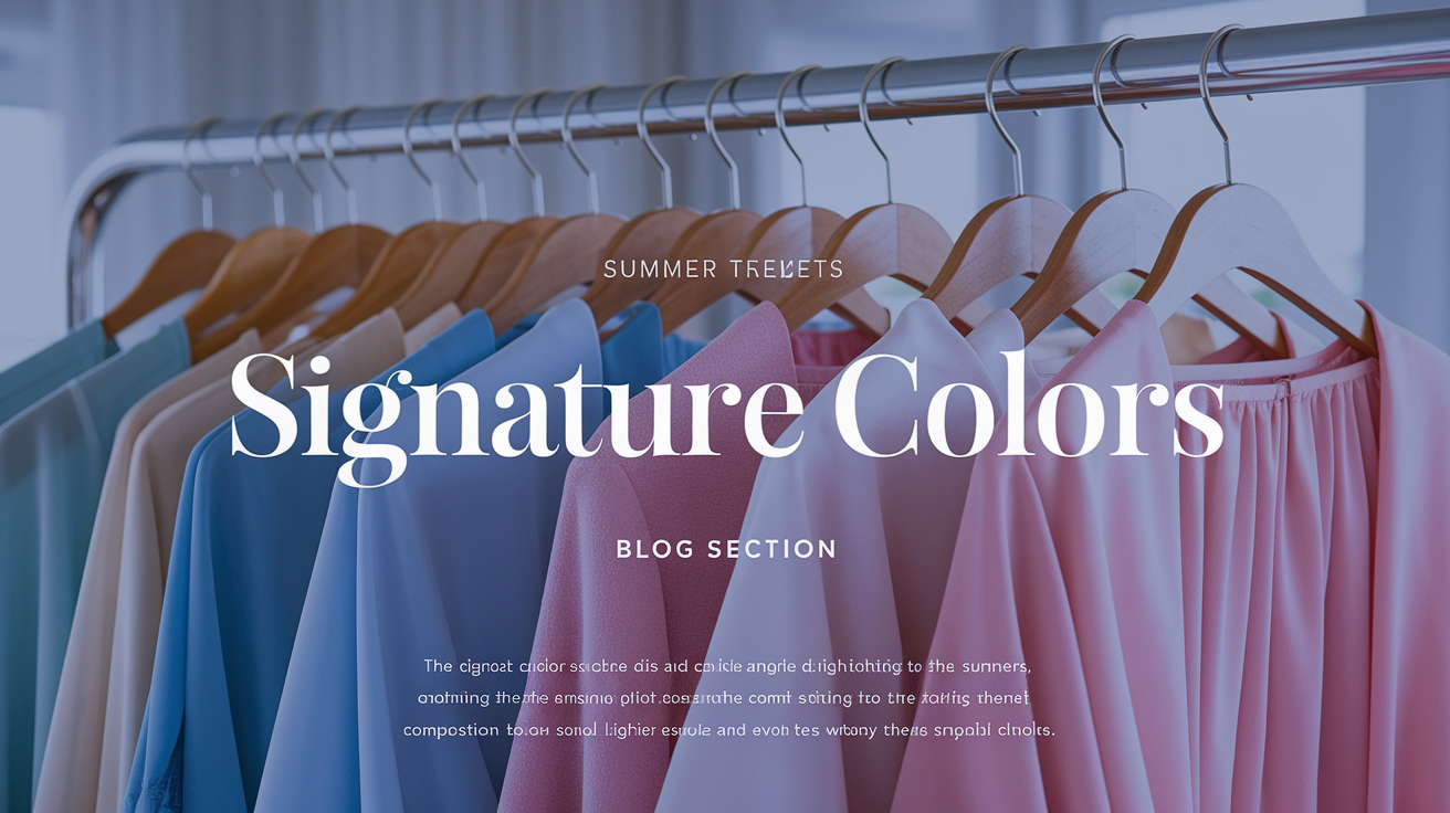 True summer signature colors including foundational neutrals, expressive colors, and accent shades