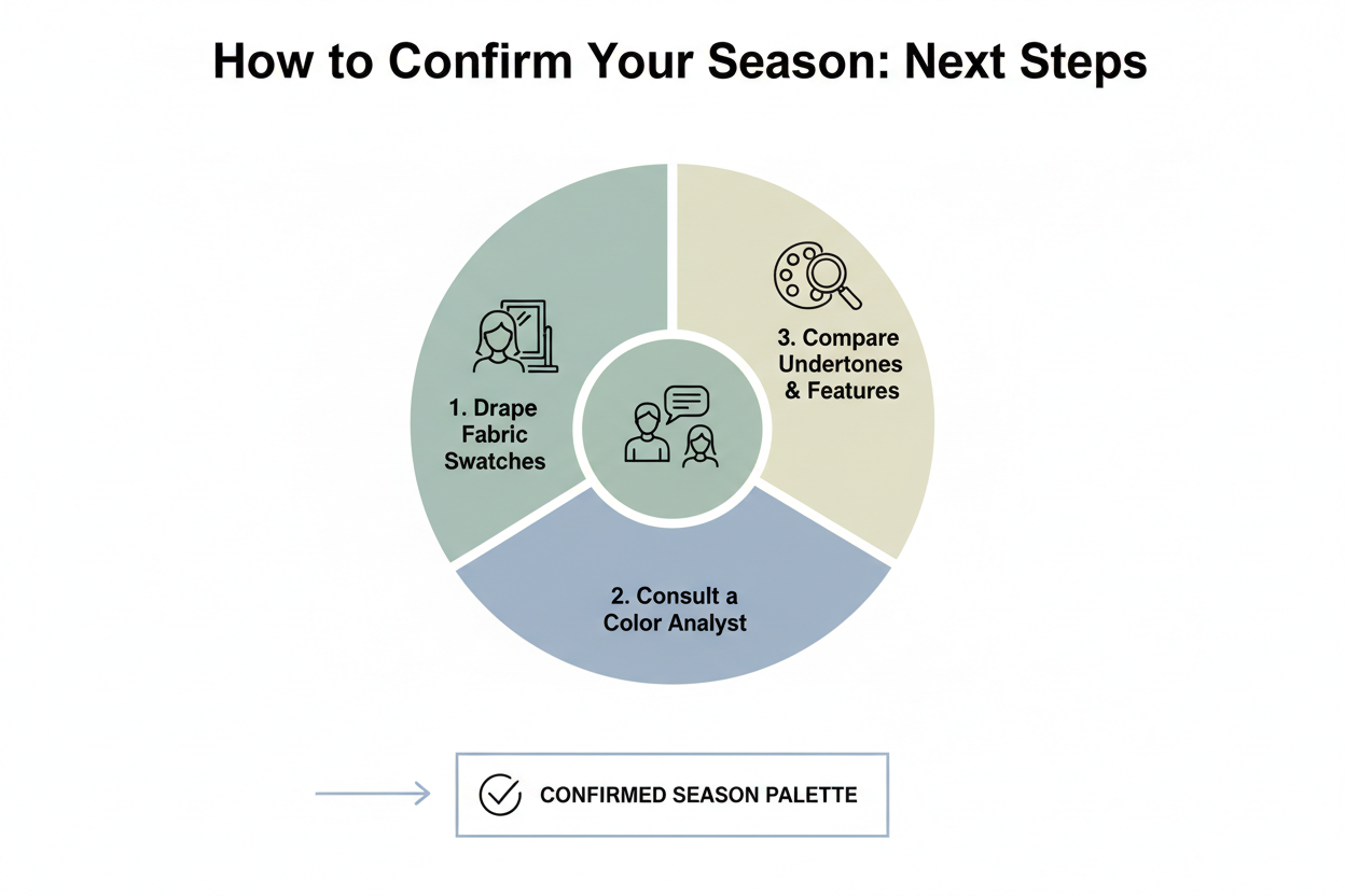 True Summer vs Light Summer section visual for How to Confirm Your Season: Next Steps