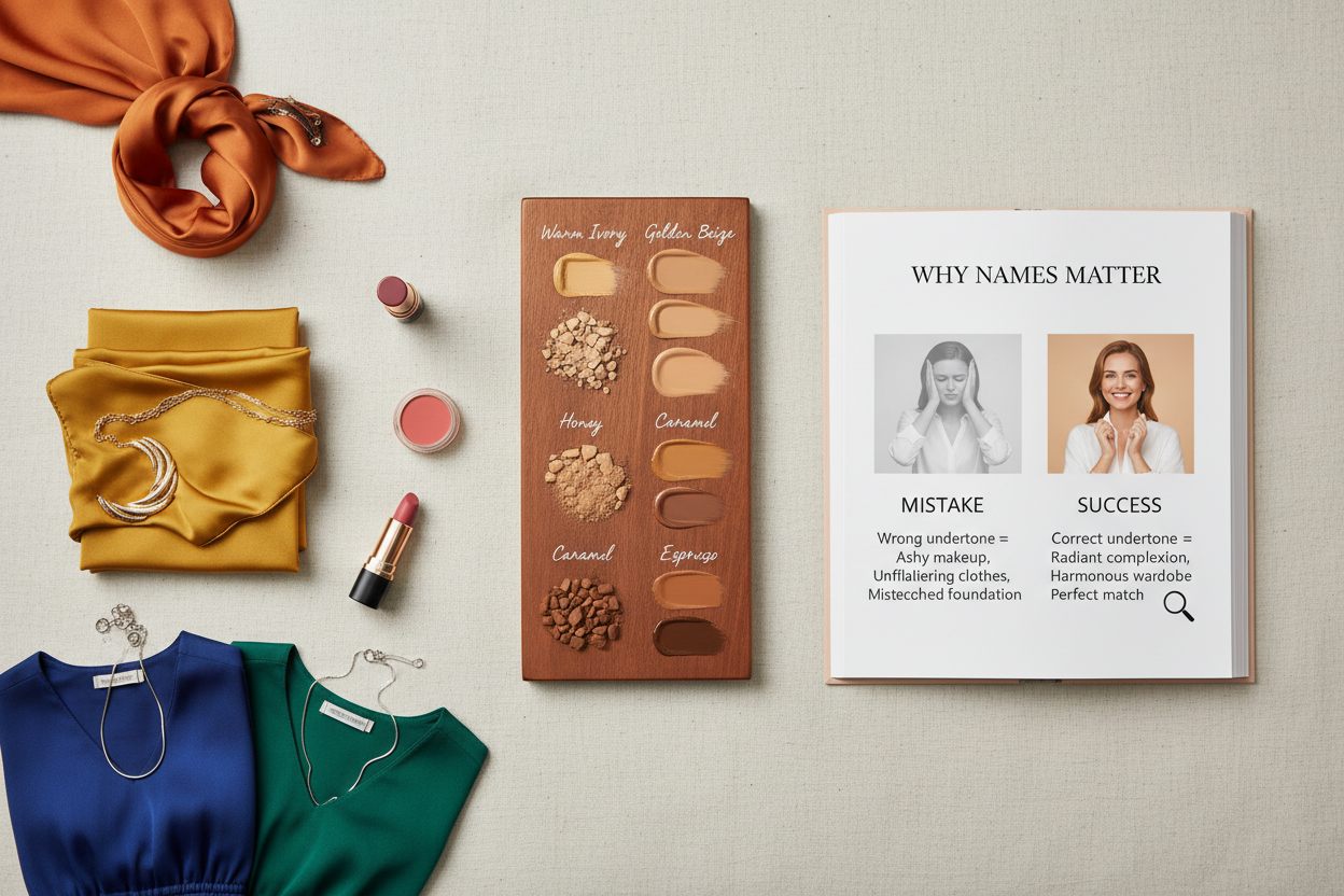 Types of Skin Tones and Names section visual for Why Skin Tone Names Matter More Than You Think