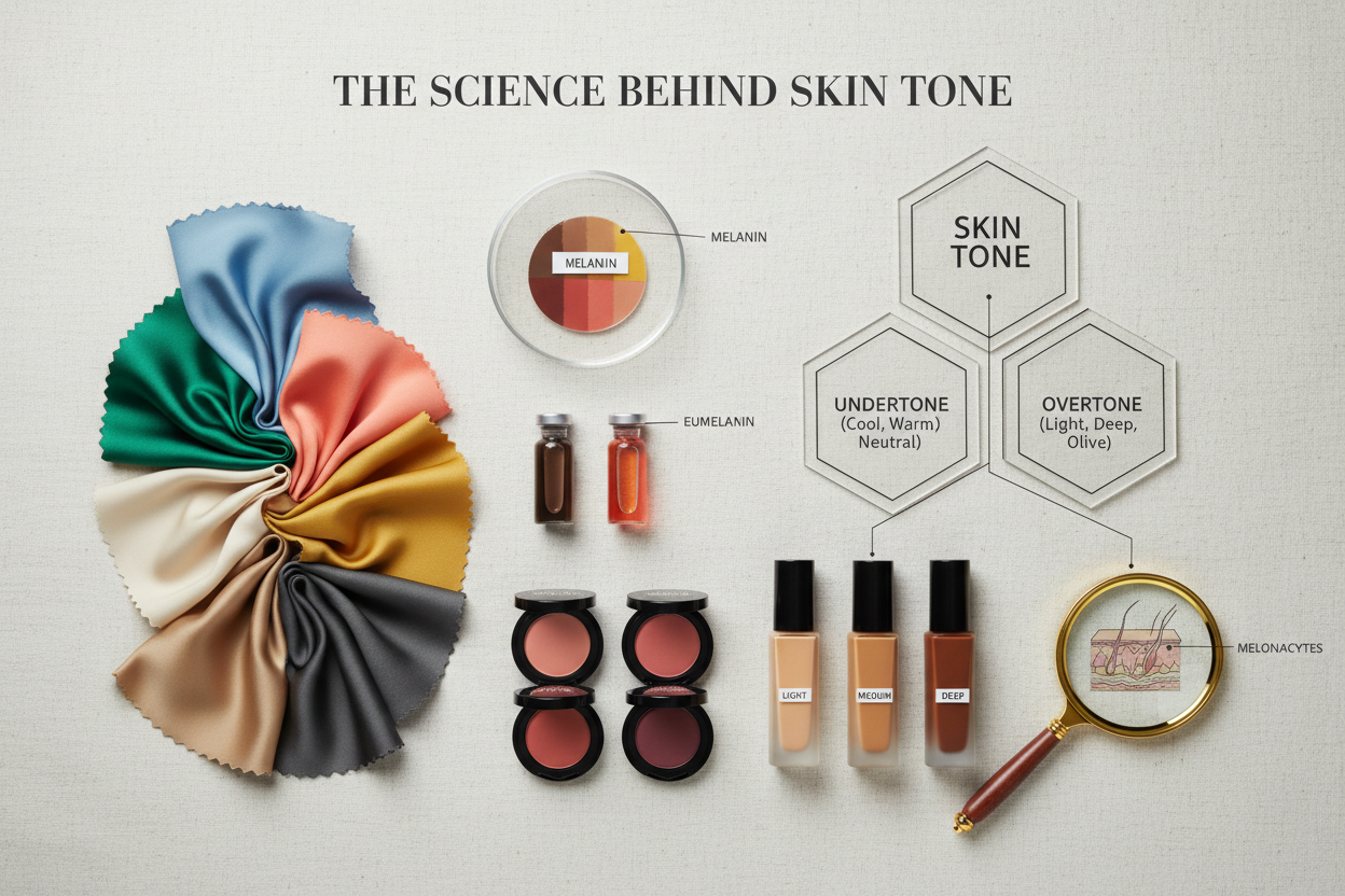 Types of Skin Tones and Names section visual for The Science Behind Skin Tone: It Is Not Just Light or Deep