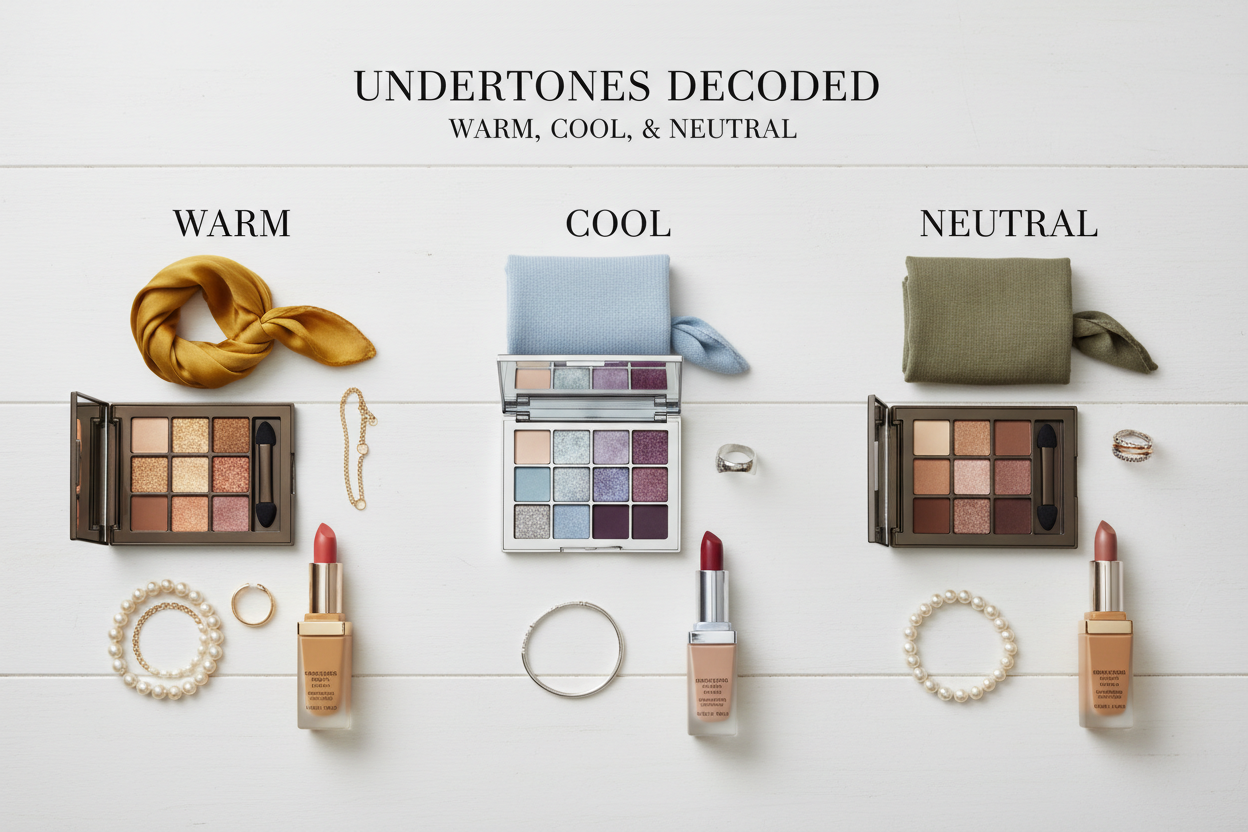 Types of Skin Tones and Names section visual for Undertones Decoded: Warm, Cool, and Neutral