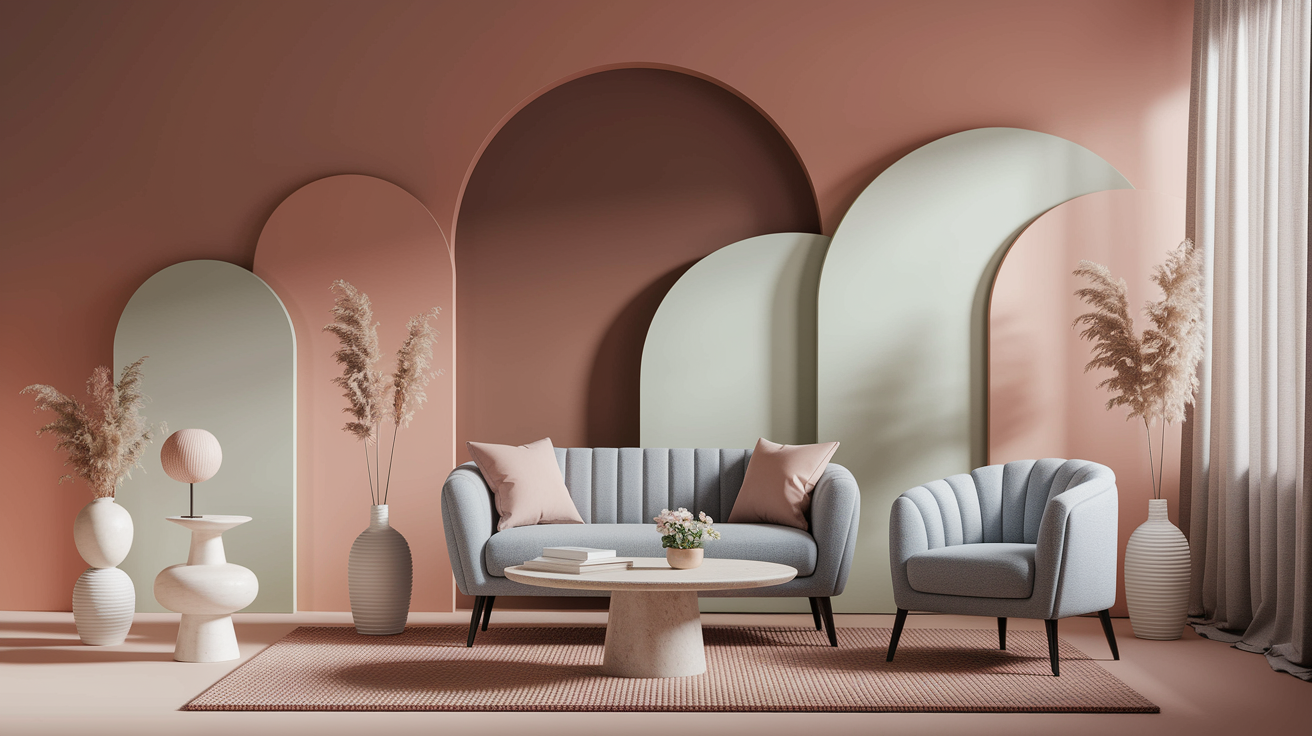 Guide to warm grays, muted browns, and off-whites as calming color heroes