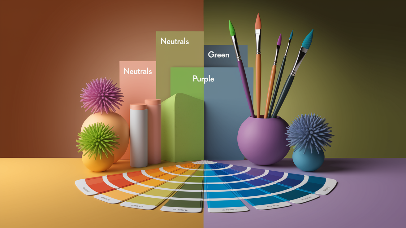 Versatile colors that can shift between warm and cool depending on context and lighting