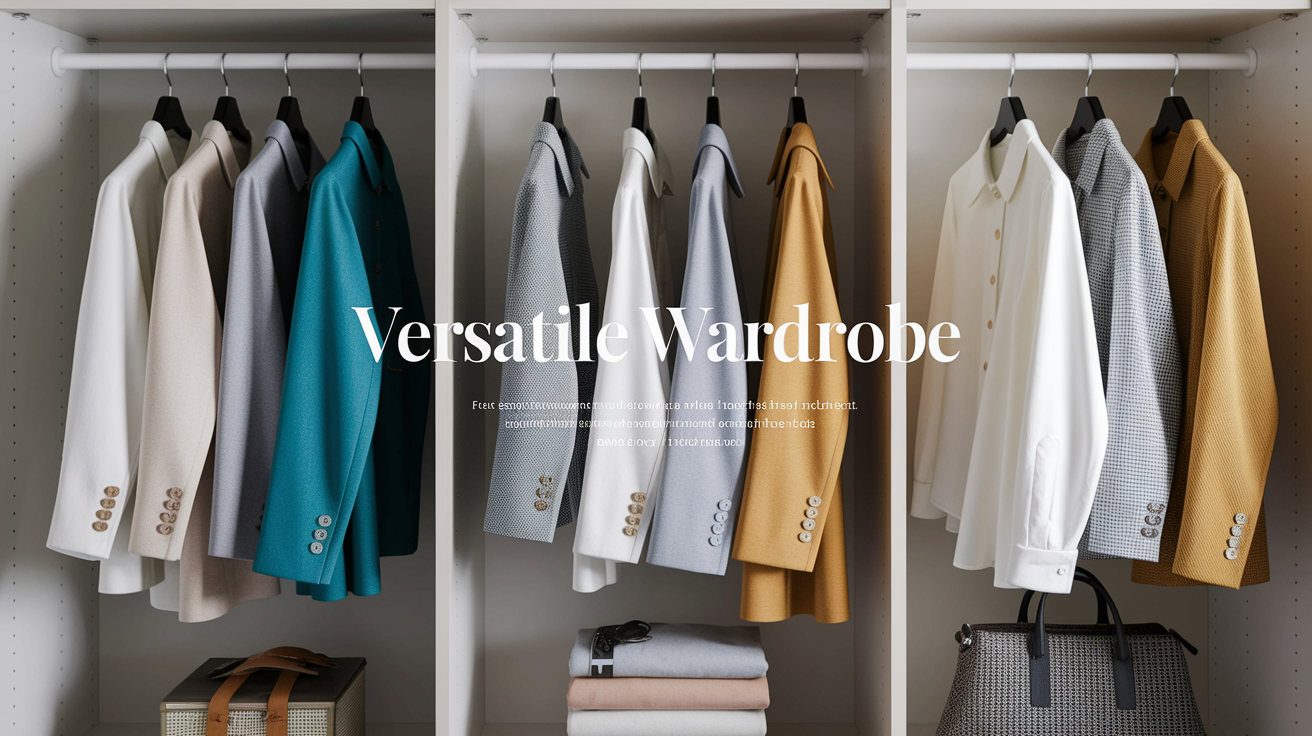 Guide for building a versatile wardrobe with core neutrals and accent colors