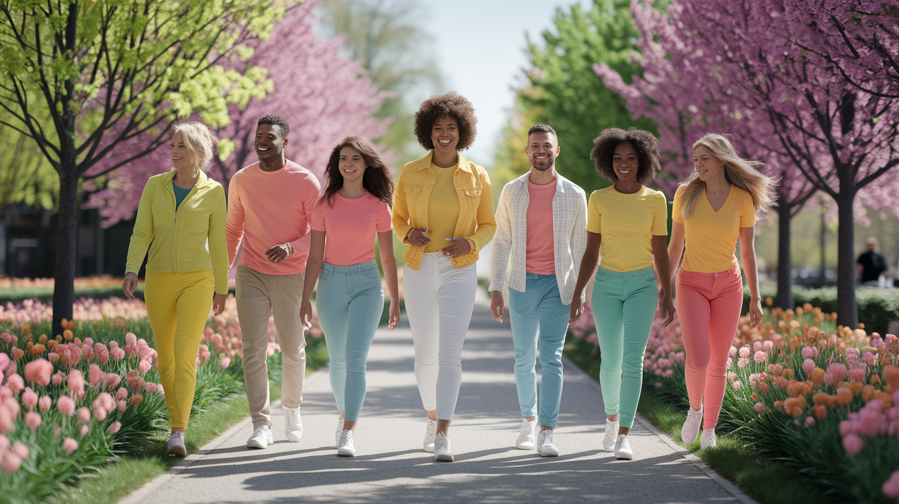 The psychological impact of warm spring colors and how they influence mood and behavior