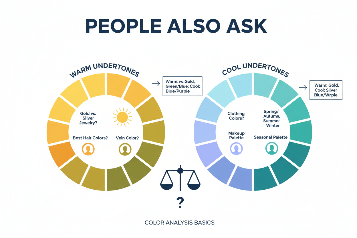 Warm Summer Color Palette: Common Confusion section visual for People Also Ask