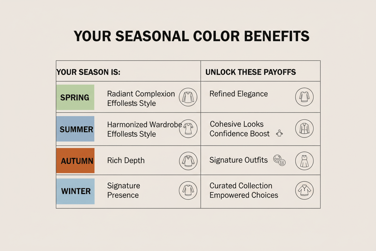 What Color Season Am I Quiz decision matrix