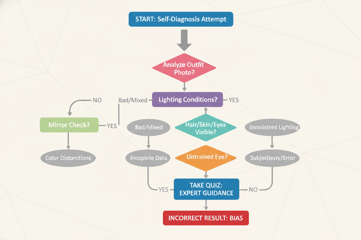 What Color Season Am I Quiz flowchart resolver