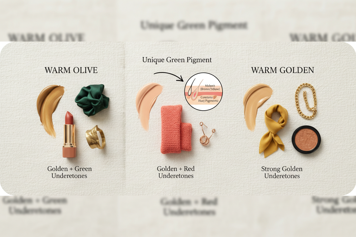 What Colors Look Good on Warm Olive Skin section visual for What Makes Warm Olive Skin Different From Other Warm Tones