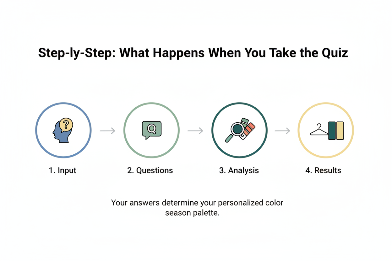 What Is My Color Season Quiz (Step-by-Step) section visual for Step-by-Step: What Happens When You Take the Quiz