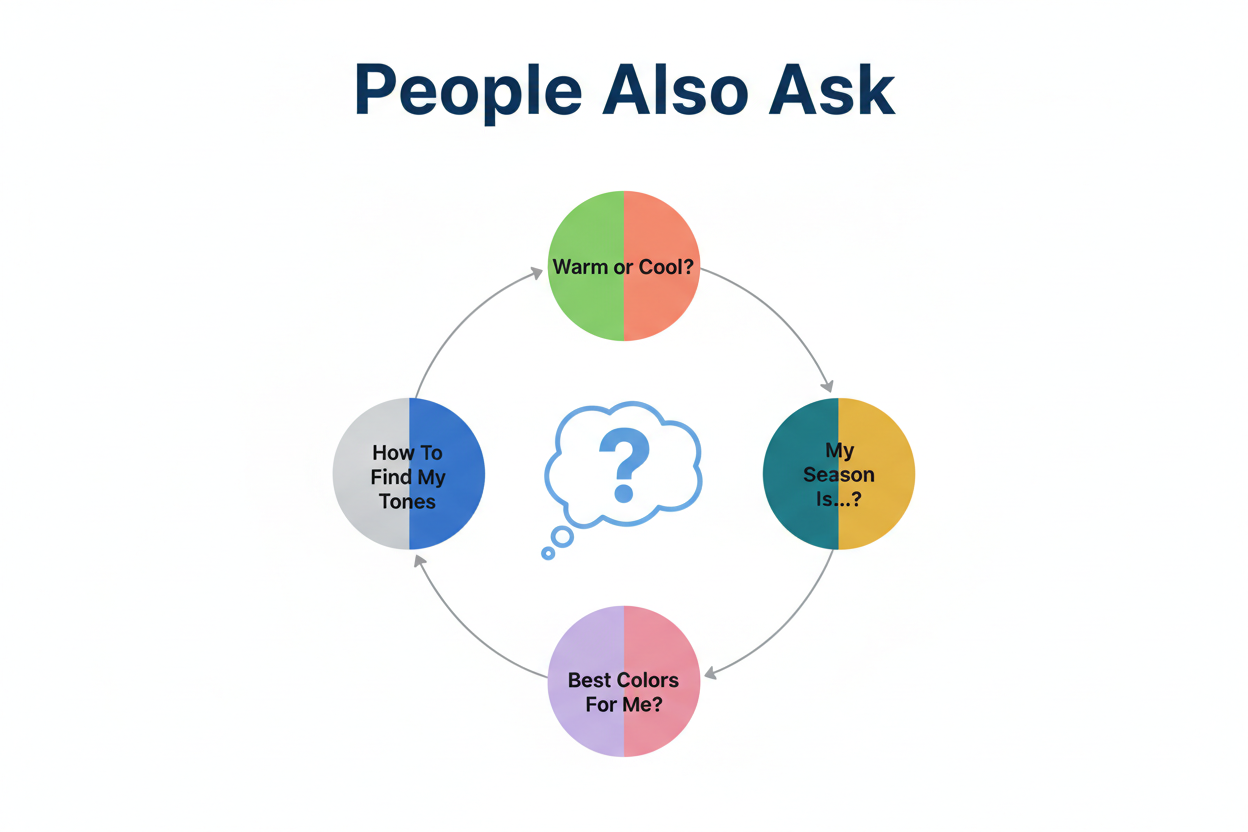 What Is My Color Season Quiz (Step-by-Step) section visual for People Also Ask