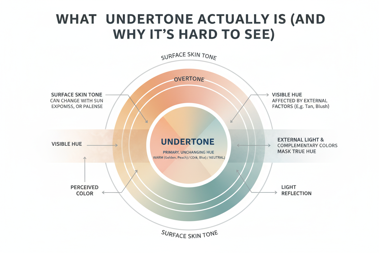 White Paper Undertone Test: Does It Work section visual for What Undertone Actually Is (And Why It's Hard to See)